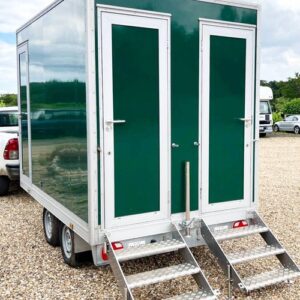 1+1 Double Mains Toilet 8Ft x 5Ft (Bottle Green)