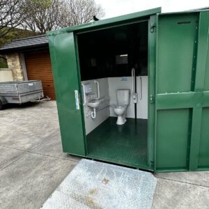1+1 Double Mains Toilet 8Ft x 5Ft (Green)