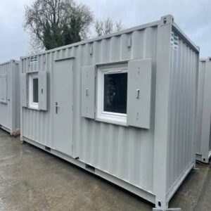 16Ft x 8Ft Steel Anti-Vandal Canteen Cabin