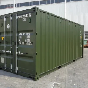 20Ft Shipping Container (One Trip) – Dark Green