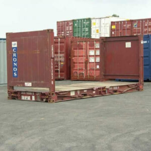 40Ft X 8Ft Used Flat Rack Shipping Container