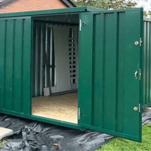 4M X 4.2M Side Linked Flat Pack Container Bundle (Powder Coated)